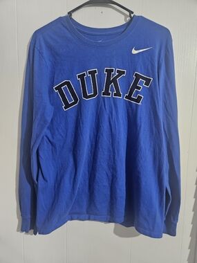 Nike Duke Blue Long Sleeve Tee